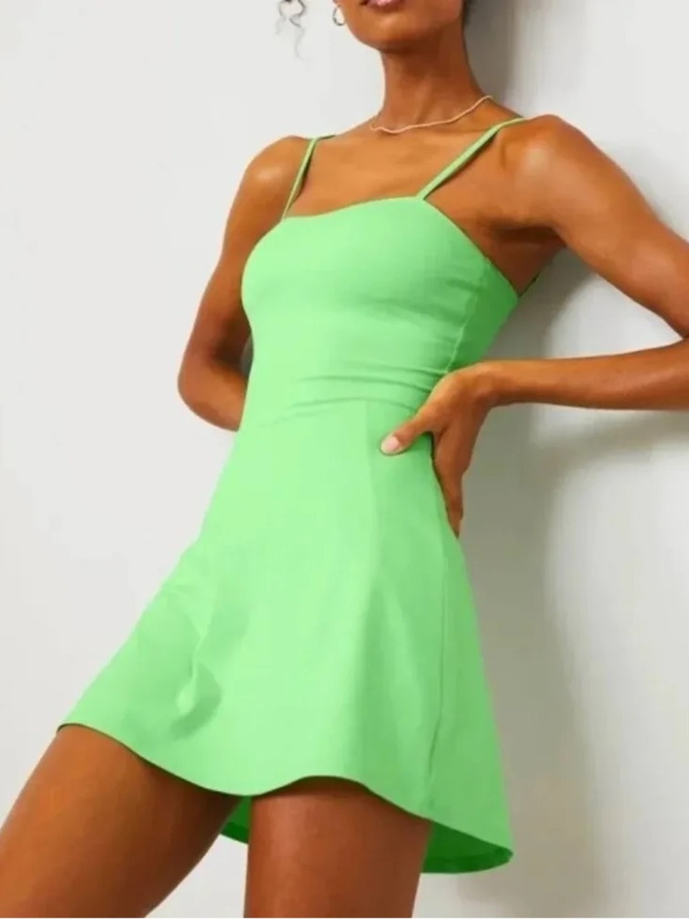 ALO - Alo Yoga Alosoft Courtside Tennis Dress - XS - Ultramint - Worn Once